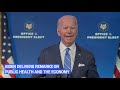 Biden Delivers Remarks On Public Health And The Economy  NBC News