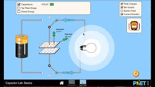 v245b RC circuit phet applet