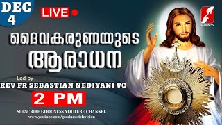 DEC 4|ദൈവകരുണയുടെ ആരാധന|Karuna kontha|FR SEBASTIAN NEDIYANI VC|DIVINE ADORATION|Aradhana|GOODNESS TV