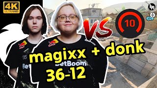 magixx (36-12) w/donk (Dust2) FACEIT avg 3300 ELO | Jan 24, 2025 | CS2 POV/DEMO