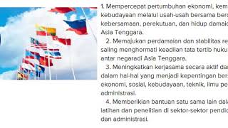 Tujuan dibentuknya ASEAN