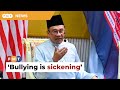 Bullying has become a culture because it’s tolerated, says Anwar