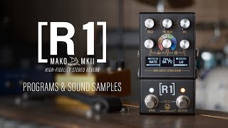 Walrus Audio Mako Series Mkii R1 Program Samples