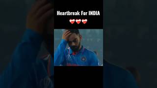 Heart Break For INDIA ❤️‍🩹❤️‍🩹❤️‍🩹 #worldcup #kholi #india