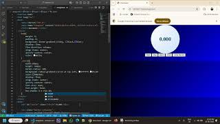 JavaScript Stopwatch Tutorial – HTML, CSS & JS Full Project