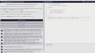 Intermediate Algorithm Scripting: Everything Be True