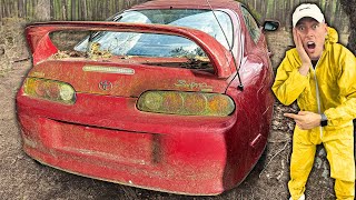 Abandoned Supercar: MK4 Supra Turbo | First Wash in 15 Years! | Car Detailing Re