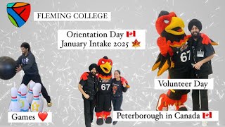 January Intake 2025 🇨🇦|| Orientation Day also Volunteer Day|| Fleming College Sutherland campus🍁|