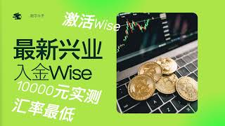 【2024年9月最新】Wise|Wise入金|Wise入金实测|Wise激活|兴业银行入金|寰宇人生入金Wise|国内银行卡入金Wise|数字水手