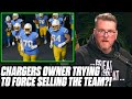 Pat McAfee Reacts To Chargers Owner Trying To Force A Sale Of The Team