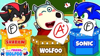 Wolfoo and Friends | SONIC vs SHADOW vs WOLFOO, Who is the best? - Cartoon for Kids