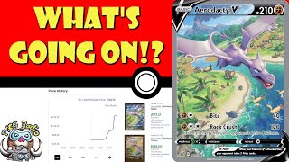 Why is Aerodactyl V so Expensive!? This Makes No Sense! (Pokemon TCG News)