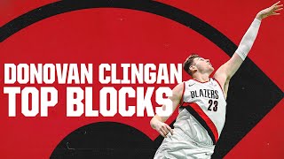 Donovan Clingan's Top Blocks | All-Star Break '24-'25 Season | Portland Trail Blazers