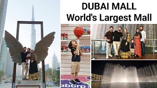 Dubai Mall (Full Walking Tour inside The World's Largest Mall) / Burj Khalifa / Fountain Show / UAE