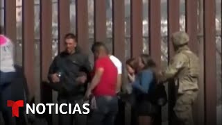Reacciones al video de Guardia Nacional empujando migrantes | Noticias Telemundo