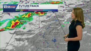 Scattered storms in Alabama's forecast through Mother's Day Weekend.