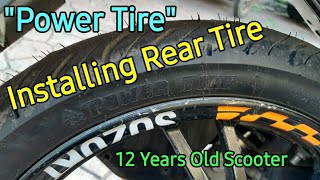 2022 Rear Break Adjustment (Hack) and Power Tire Installing skywave / hayate