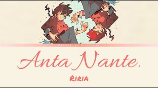 Ranma 1/2 (2024) - Ending Full | Lyrics (Kan/Rom/Eng) |「Antanante.」by Riria. | あんたなんて。