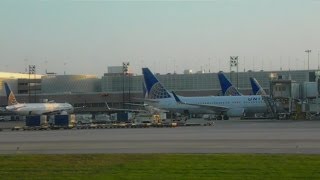 IAH HD Continental Express ERJ-145 Direct Approach Landing \u0026 Rare Site All Gates Full