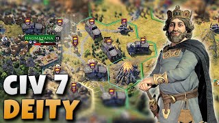 Civ 7 Deity: Charlemagne - Prussia - Modern Age [Military Victory]