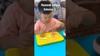 🐍 peçete ile pratik oyuncak uzayan solucan yapımı Making Tissue paper worm