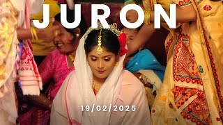 Deepshikha's Jurun Day(19/02/2025) #jurun #assameseweeding .