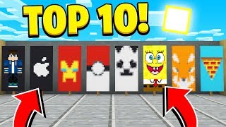 TOP 10 BANNER Designs You Didn't Know You Could Make in Minecraft! (NO MODS!)