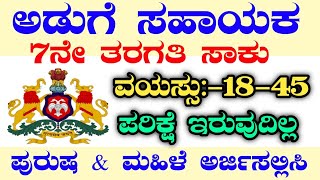 411 SOCIAL WELFARE DEPARTMENT RECRUITMENT|COOK RECRUITMENT|HOSTELCOOKJOBS|PEON JOBS|JOBS IN BANGLORE