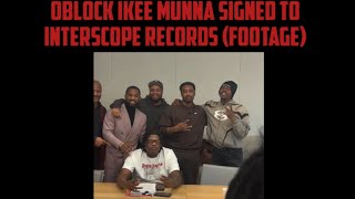 OBlock Ikee Munna Signed To Interscope Records (Footage)