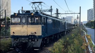 配9744レ【ef64 1031号機牽引 E217系Y-131編成NN廃車回送 新鶴見にて