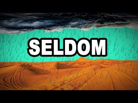 What is a synonym for seldom?