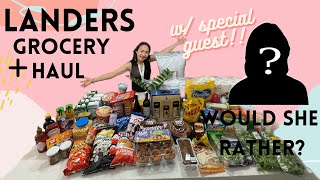 Vlog 11: Landers Grocery and Haul | Would She Rather with Special Guest | Super FUN day!