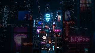 Cyberpunk city VFX in Blender