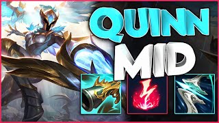 QUINN MID IS META?? | How I Climbed To Plat | League of Legends
