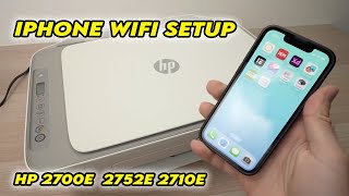 Connect iPhone to HP Deskjet 2700e 2752e 2710e Printer Over Wi-Fi FULL SETUP