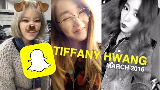 Girls' Generation (SNSD) Tiffany Snapchat Compilation (MARCH 2016) l @Soshified