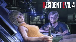 Leon Saves and Cures Ashley From the Plaga - RESIDENT EVIL 4 REMAKE (PS5)