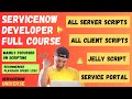 ServiceNow Developer Full Course | Learn ServiceNow Scripting in just 3 hours | ServiceNow