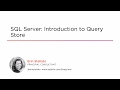 Course Preview: SQL Server: Introduction to Query Store