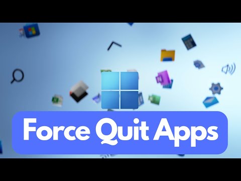 How to force close an application in Windows?