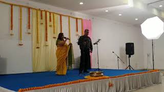ye raat bheegi bheegi / Stage performance Rajesh and Netra