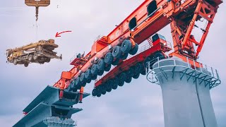 Bridge Girder Erection Machine 🚧 Amazing Chinese Bridge Construction | China Bridge Infrastructure 😮