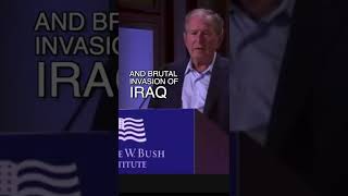 Epic Gaffe By George W. Bush | Unjustified Invasion Of Where?? | #shorts