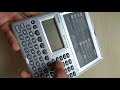 Intriducing my casio digital  diary sf-3900er 128 kb