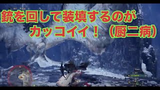 【実況なし】MHW:IB 凍て刺すレイギエナを通常2速射のみで撃破