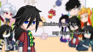 | Hashiras react to my Giyuu videos | ros3ofhope |