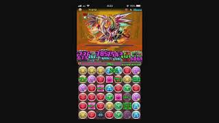 【パズドラ】リクウ降臨　最速クリア！！　転生アヌビス✖ディアブロス