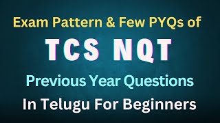 TCS NQT exam pattern for 2025 along with resources for preparation \u0026 Solved PYQs #tcs #searchfeed#yt