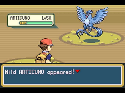 Pokémon FireRed - Catching Articuno Pokémon FireRed - Catching Articuno