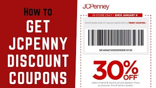 Get JCPenny Discount Coupons Easily | JCPenny Discount Coupons
